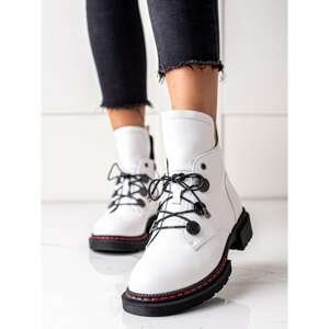 WHITE ARTIKER ANKLE BOOTS