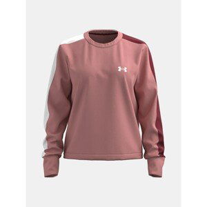 Under Armour Sweatshirt Rival Terry CB Crew-PNK - Women's