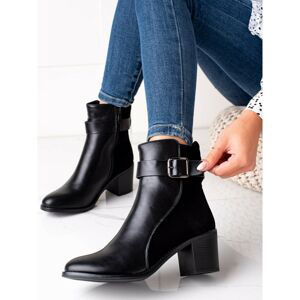 MELISA FASHIONABLE ANKLE BOOTS WITH BUCKLE