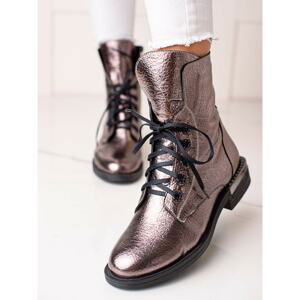 W. POTOCKI ELEGANT LACE-UP POTOCKI ANKLE BOOTS