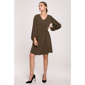 Stylove Woman's Dress S273 Khaki