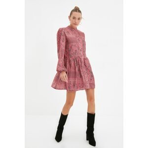 Trendyol Dried Rose Button Dress