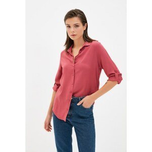 Trendyol Dried Rose Basic Shirt