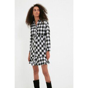 Trendyol Black Flared Shirt Dress