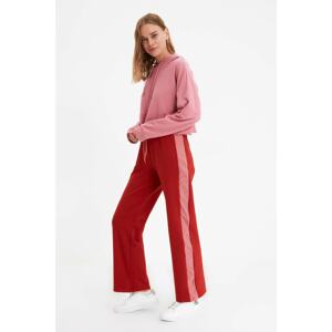 Trendyol Tile Wide Leg Stripe Detailed Knitted Sweatpants