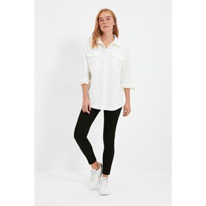 Trendyol Ecru Pocket Detailed Shirt