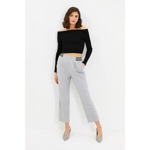 Trendyol Gray Wide Leg Trousers