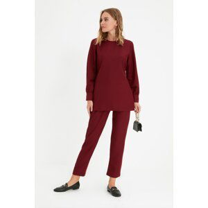 Trendyol Two-Piece Set - Burgundy - Regular