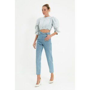 Trendyol Blue High Waist Mom Jeans