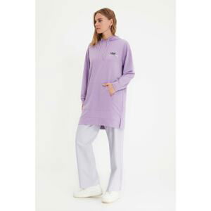 Trendyol Sweatshirt - Purple - Regular fit