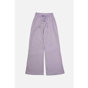 Trendyol Lilac Wide Leg Knitted Sweatpants