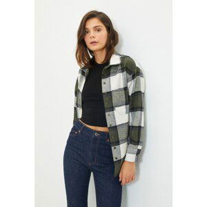 Trendyol Green Plaid Shirt