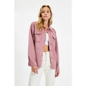 Trendyol Dried Rose Double Pocket Shirt