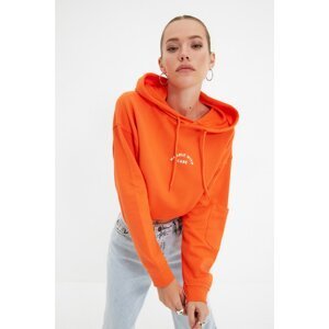 Trendyol Sweatshirt - Orange - Regular
