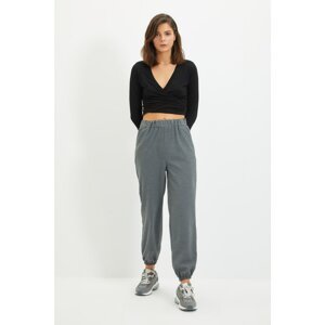 Trendyol Anthracite Jogger Fit Trousers