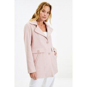 Trendyol Pink Pocket Detailed Cachet Coat