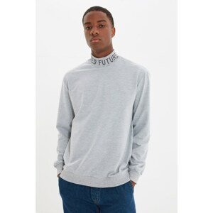 Trendyol Gray Men's Sweatshirt