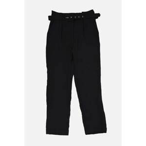 Trendyol Black Petite Belted Trousers