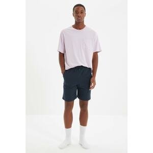 Trendyol Navy Men Regular Fit Knitted Shorts & Bermuda