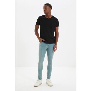 Trendyol Indigo Men's Skinny Fit Crash Jeans