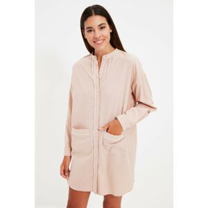 Trendyol Beige Woven Nightgown