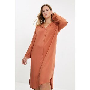 Trendyol Dried Rose Woven Nightgown