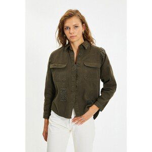 Trendyol Khaki Printed Shirt