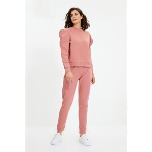 Trendyol Dried Rose Basic Jogger Knitted Slim Sweatpants