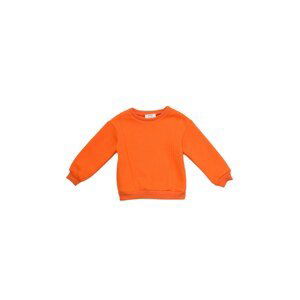 Trendyol Orange Basic Fleece Inside Girl Knitted Thick Sweatshirt