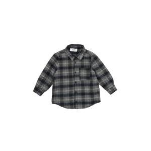 Trendyol Black Plaid Boy Knitted Shirt