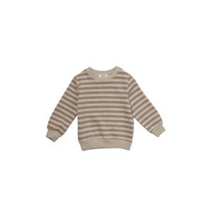 Trendyol Camel Striped Boy Knitted Slim Sweatshirt