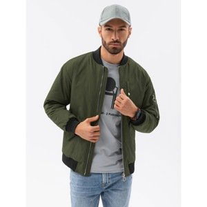 Ombre Clothing Men's mid-season bomber jacket C516