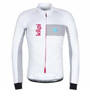 Men's cycling jersey long sleeve Campos-m white - Kilpi
