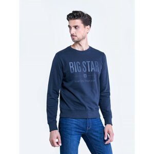 Big Star Man's Sweatshirt Sweat 152527 Blue-403