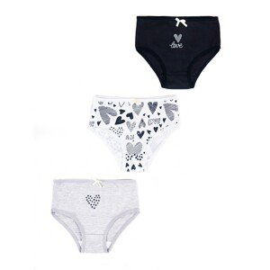 Yoclub Kids's Cotton Girls' Briefs Underwear 3-pack MD-24/GIR/002