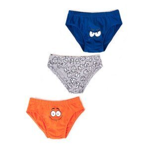 Yoclub Kids's Cotton Boys' Briefs Underwear 3-pack MC-26/BOY/002 Navy Blue