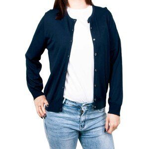 Yoclub Woman's Women's Button Down Sweater Cardigan WS-002/WOM/002 Navy Blue