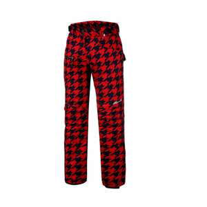 Pants Rehall JENNY Houndstooth Navy & Red