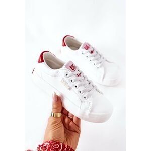 Children's Leather Sneakers BIG STAR DD374134 White