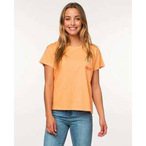 T-shirt Rip Curl SURFBOARD POCKET TEE Light Orange