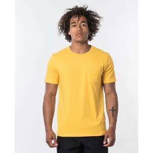 T-shirt Rip Curl ECO CRAFT S / S TEE Washed Yellow