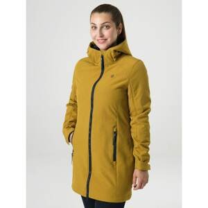 LECIKA women's softshell coat yellow