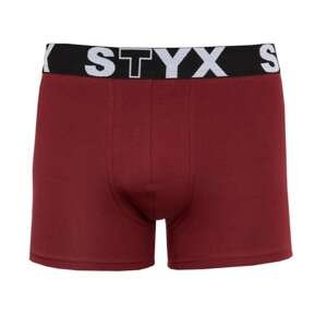 Children's boxers Styx sports rubber burgundy (GJ1060)