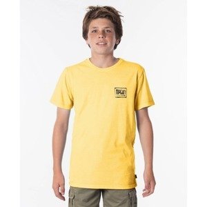 T-shirt Rip Curl NATIVE GLITCH TEE-BOYS Washed Yellow