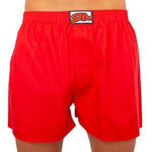Men's shorts Styx classic rubber oversize red (E1064)