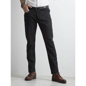 Men´s black fabric pants