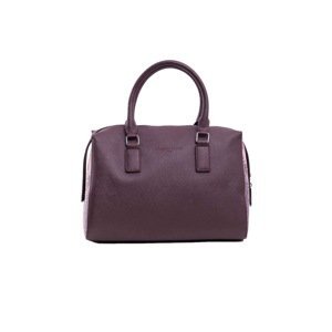 Burgundy eco-leather trunk bag