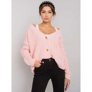 OCH BELLA Light pink oversized sweater