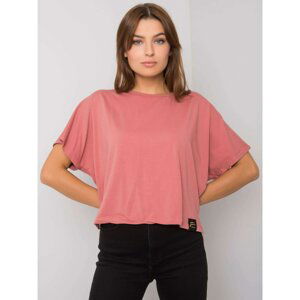 Dusty pink loose T-shirt Imogene FOR FITNESS