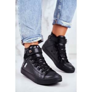 Insulated Leather Sneakers BIG STAR V274542FW Black